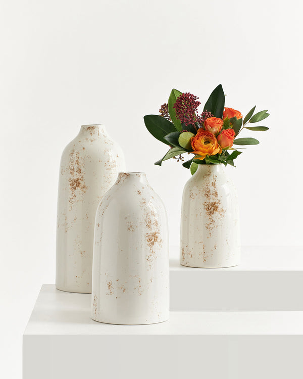 Earthy Elegance Ceramic Vases - set of 3 (Pack of 10)